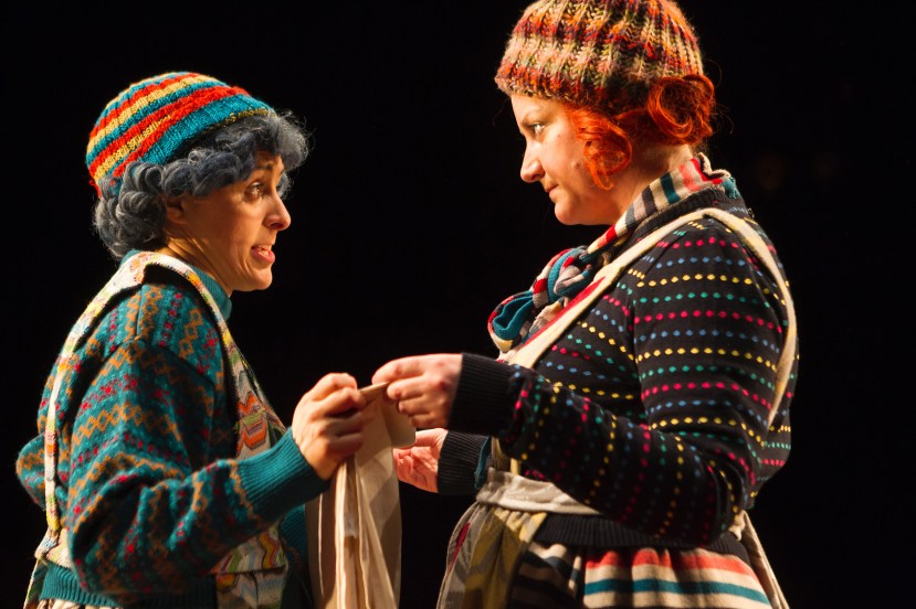 Mary Murray and Sorcha Fox in Tiny Plays 2. Image be Pat Redmond