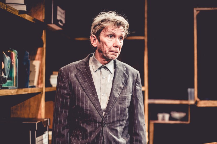 Daniel Reardon in The Lesson at Project Arts Centre. Image 1 by Dara Munnis