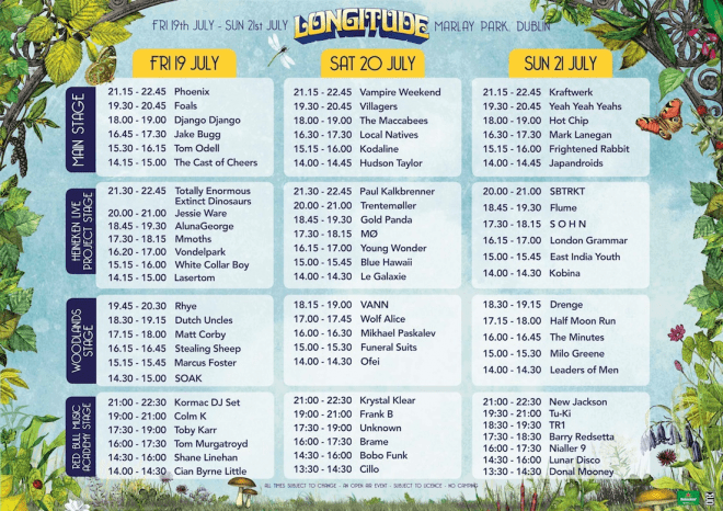 LONGITUDE-Timetable