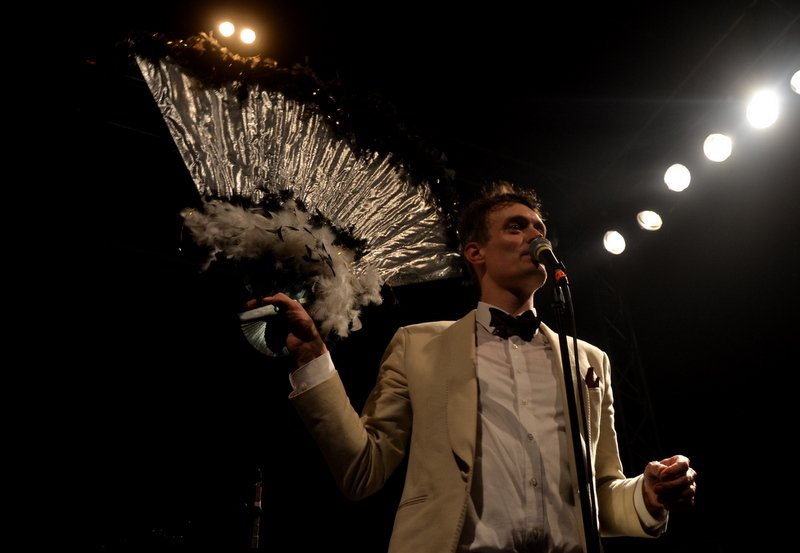 Casper and the fan from the Cork Opera House