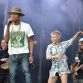 Pharrell Williams on stage, Marlay