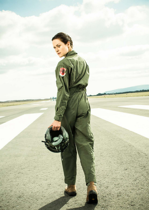 Clare Dunne in GROUNDED — the Irish Premiere of George Brant’s powerful play directed by Selina Cartmell will run at Project Arts Centre for one week only from September 5th part of Tiger Dublin Fringe. Photo: Anthony Woods