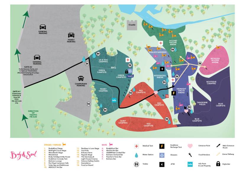 Body&Soul 2016 Map
